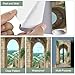 Door Sticker Medieval Doorway Leading to Tuscan Countryside Italy Door Decal Mural Self-Adhesive Peel and Stick Removable Refrigerator Wrap Stickers Poster Wall Decor 30.3