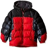Pacific Trail Little Boys' Puffer Coat with Print Blocking