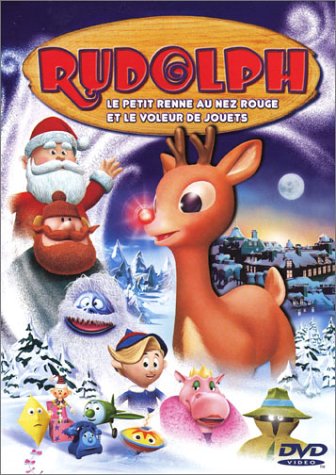 Rudolph el reno de la nariz roja DVD película infantil de animación navideña en francés