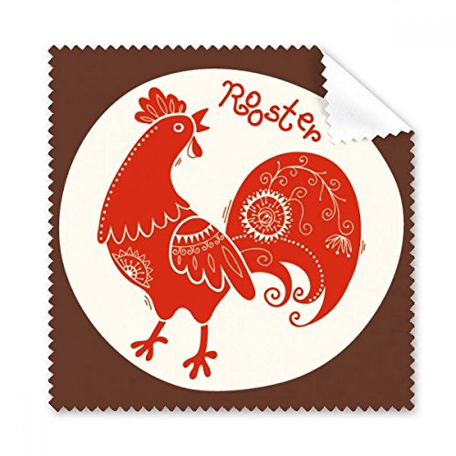 Tissu chiffon de nettoyage rouge haute densité pour écrans délicats 5pcs