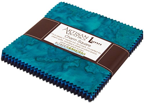 Lunn Studios Artisan Batiks Prisma Dyes Open Waters Charm Squares 42 5-inch Squares Charm Pack Robert Kaufman Fabrics CHS-267-42