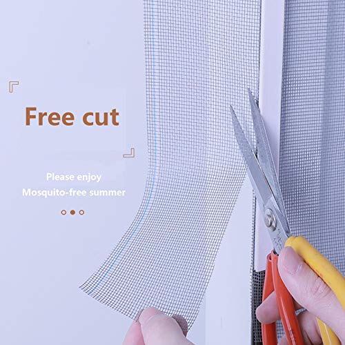 Moustiquaire magnétique 70x100cm filet sécurité pour fenêtre propre - 3
