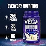 Vega Original Essential Protein - 25g Plant-Based Protein, Creamy Vanilla, 20 Servings, Vegan Non-GMO Drink Mix, Smoothie & Shake Ready, Gluten Free, Dairy Free, 32.5oz (Packaging May Vary) - Image 3