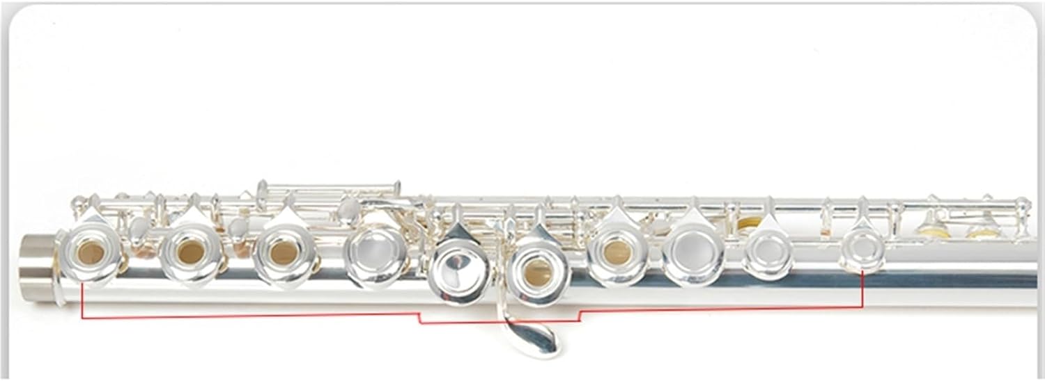 Eastar フルート 銀メッキ 16穴 リングキー Eメカ付き