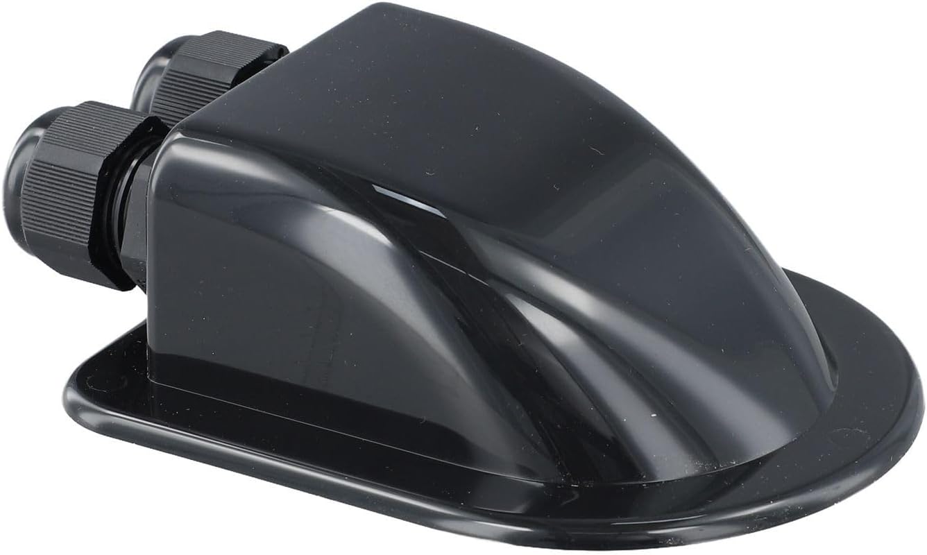 Solar Panel Mounting Brackets Roof Drill-Free Corner UV-Resistant Widely Used on Roofs of RV, Boats, Caravans, Marine, Motorhomes(Black)
