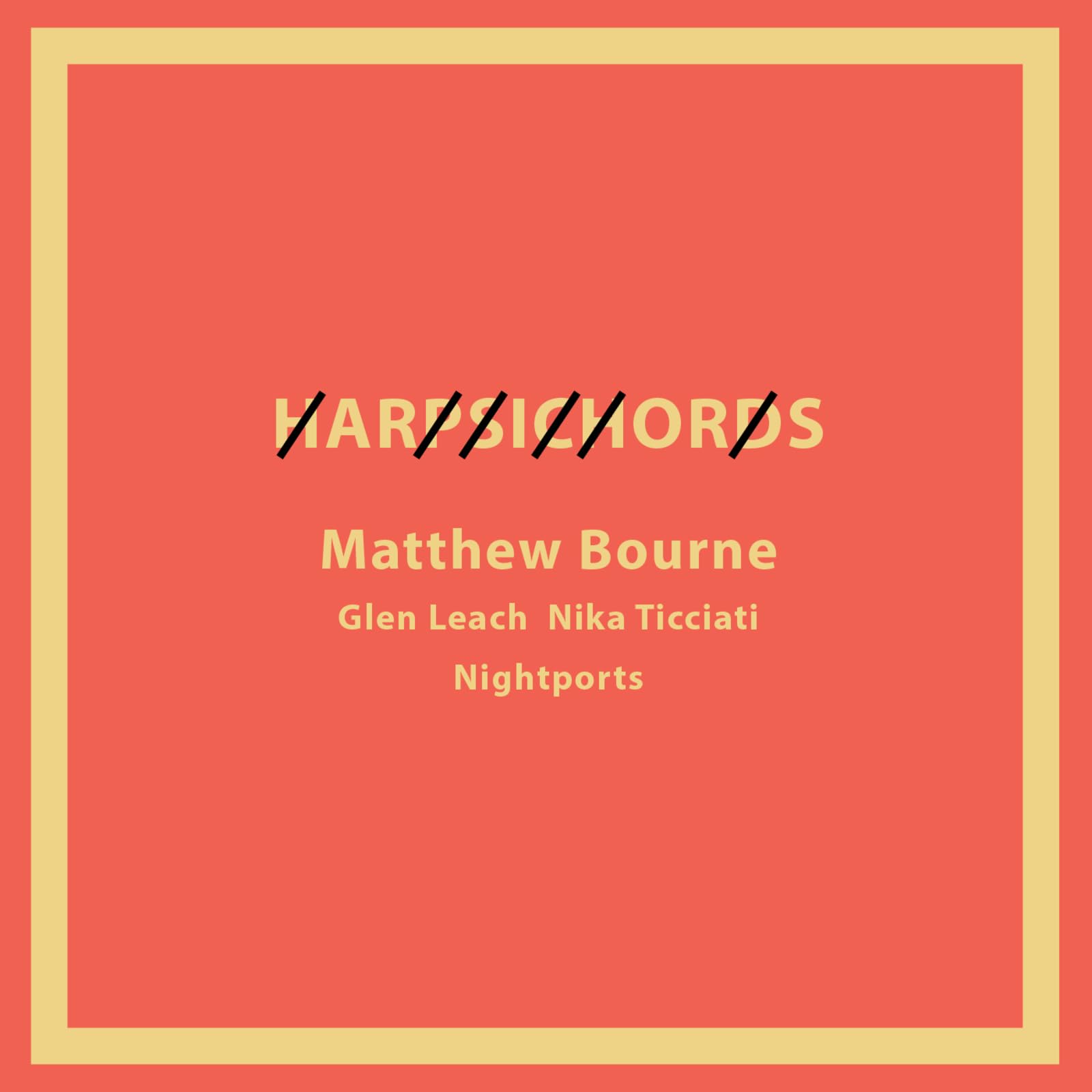 BOURNE, Matthew - Harpsichords - CD (2xCD)