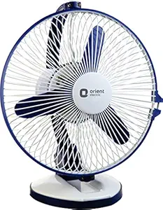 Orient Electric PP Plastic 225 MM Zippy Table Fans (Blue-White)
