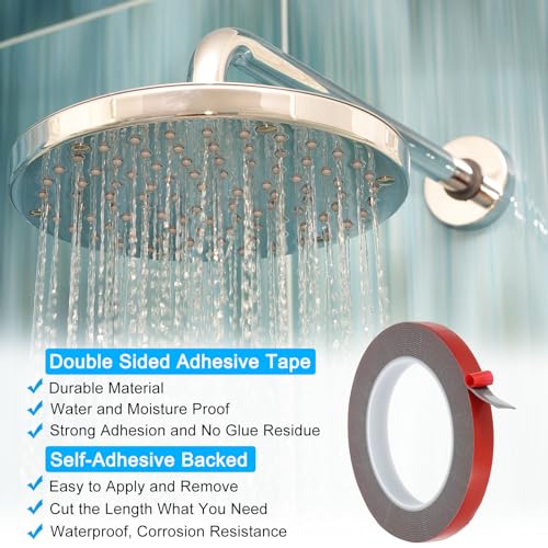Image of PATIKIL Double Sided Adhesive Tape, 0.5 Inch x 16FT Waterproof Mounting Foam Tape Heavy Strong Adhesive Foam Tape for Car Outdoor Home
