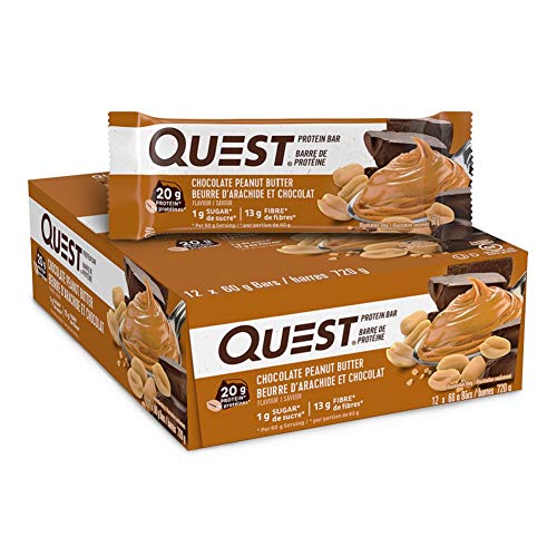 Quest Bar Chocolate Peanut Butter 12/box, 720 g Cover