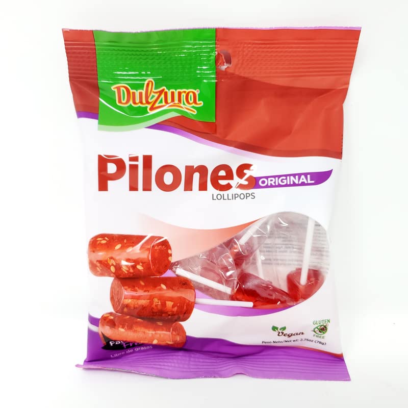 Dulzura Borincana Pilones Original Lollipops, 2.75 Ounce (78 grams)
