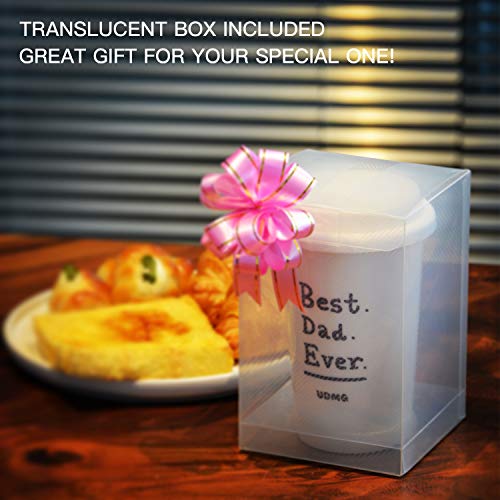 Udmg Reusable Double Wall Insulated White Ceramic Travel Coffee Cup With Lid & Sleeve, 12 Fl.oz, I Am Not A Paper Cup… #TOP3