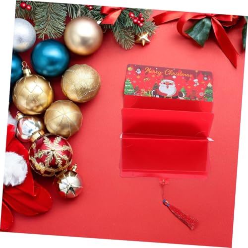 Enveloppe à Billets pour Noël Uonlytech, Range-Cartes et Souvenir pour Table de Fête - 7