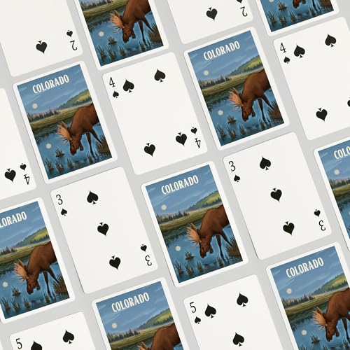 Lantern Press Colorado 52 Naipes Póker Tamaño Poker miniatura 4