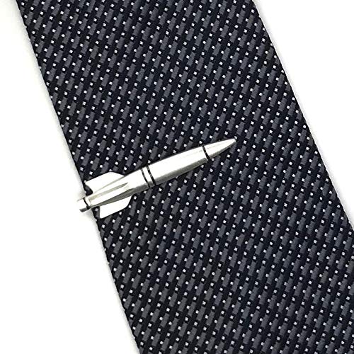 doodle beads rocket tie clip i love you to pluto and back outerspace gift silver or gold