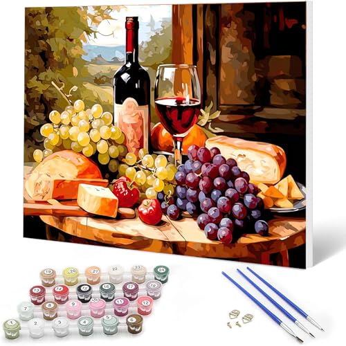 Auremi Fruits Peinture par numéros avec cadre inclus...