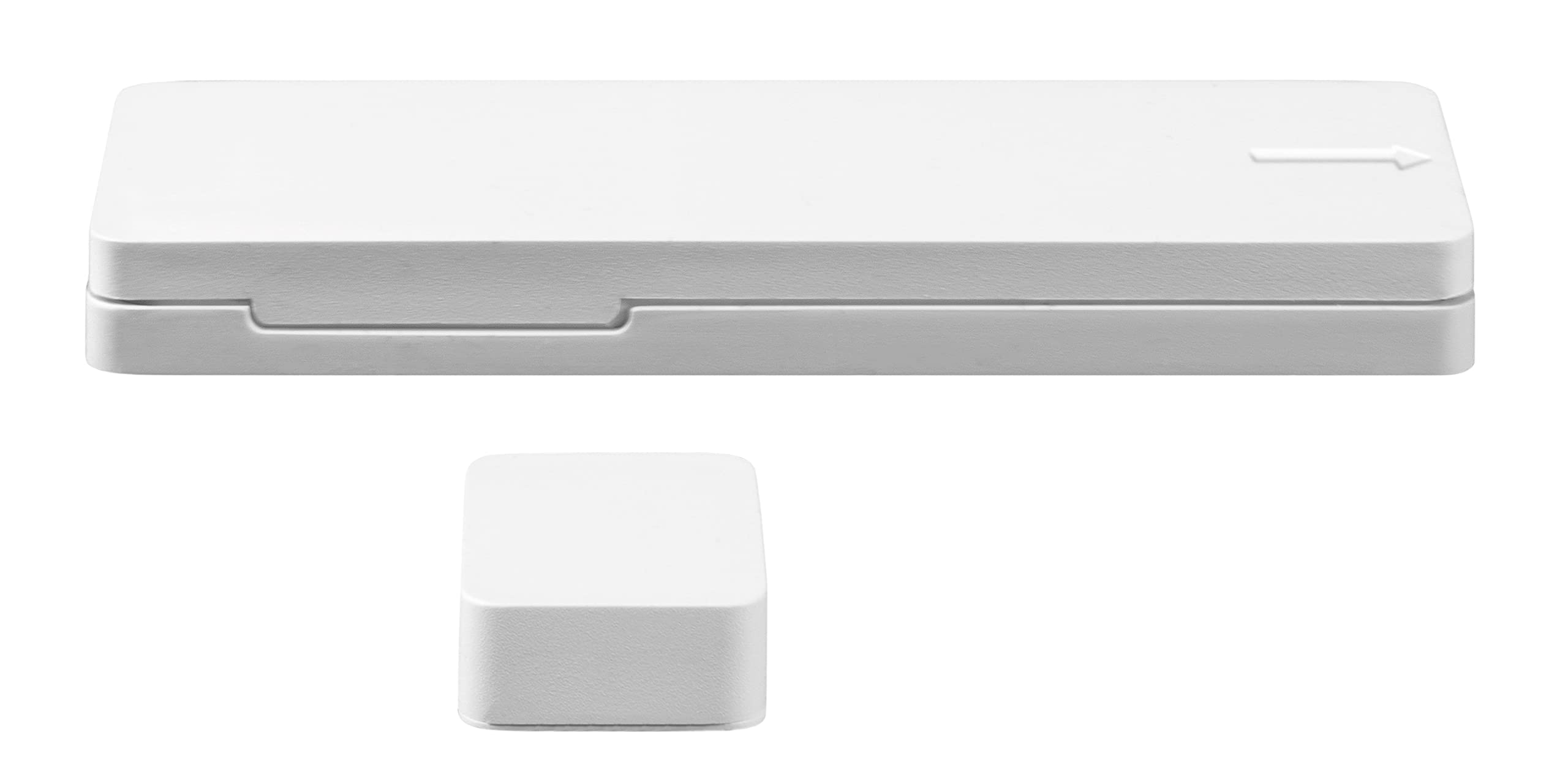 HOMEPILOT Tür- und Fensterkontakt smart, Funksensor zur Fensterüberwachung für mehr Sicherheit & Energieeffizienz, Einbau in Fensterrahmen möglich (Smart Home App via Gateway premium), Weiß