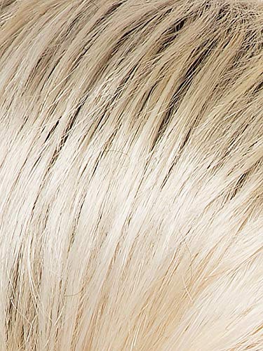Coco Wig Petite Avg Cap Color Platinum Blonde Rooted- Ellen Wille Wigs 3.5" Short Pixie Cut Synthetic Lace Front Monofilament Crowne Piece Out Bangs Peluca Smaller Heads Bundle MaxWigs Hairloss Booklet