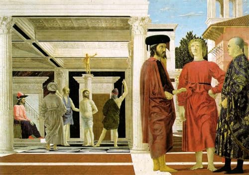 Peinture murale Piero della Francesca 60x90cm pour habiller un grand mur vide de salon