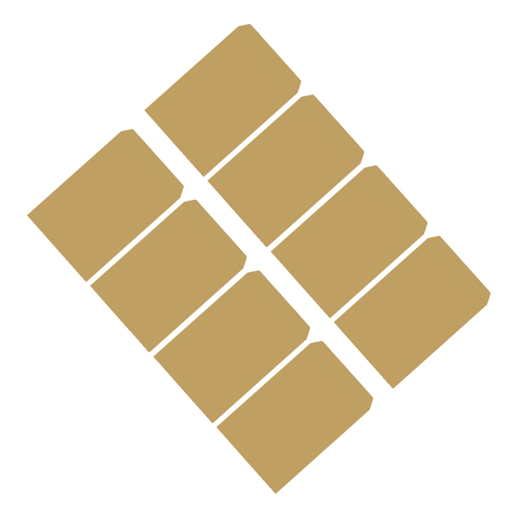 Buste Formato Pratico Eleganti in Carta Kraft 200 Color Kaki per Inviti e Documenti, per Matrimoni e Festività
