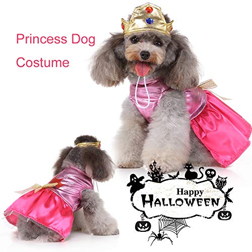Disfraz Princesa para Perros Medianos miniatura 4