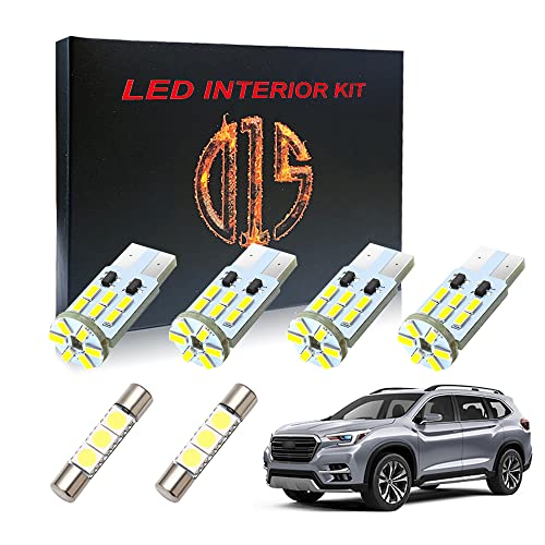 Kit de luces LED interior para Subaru Ascent 2018-2022 blanco 6000k