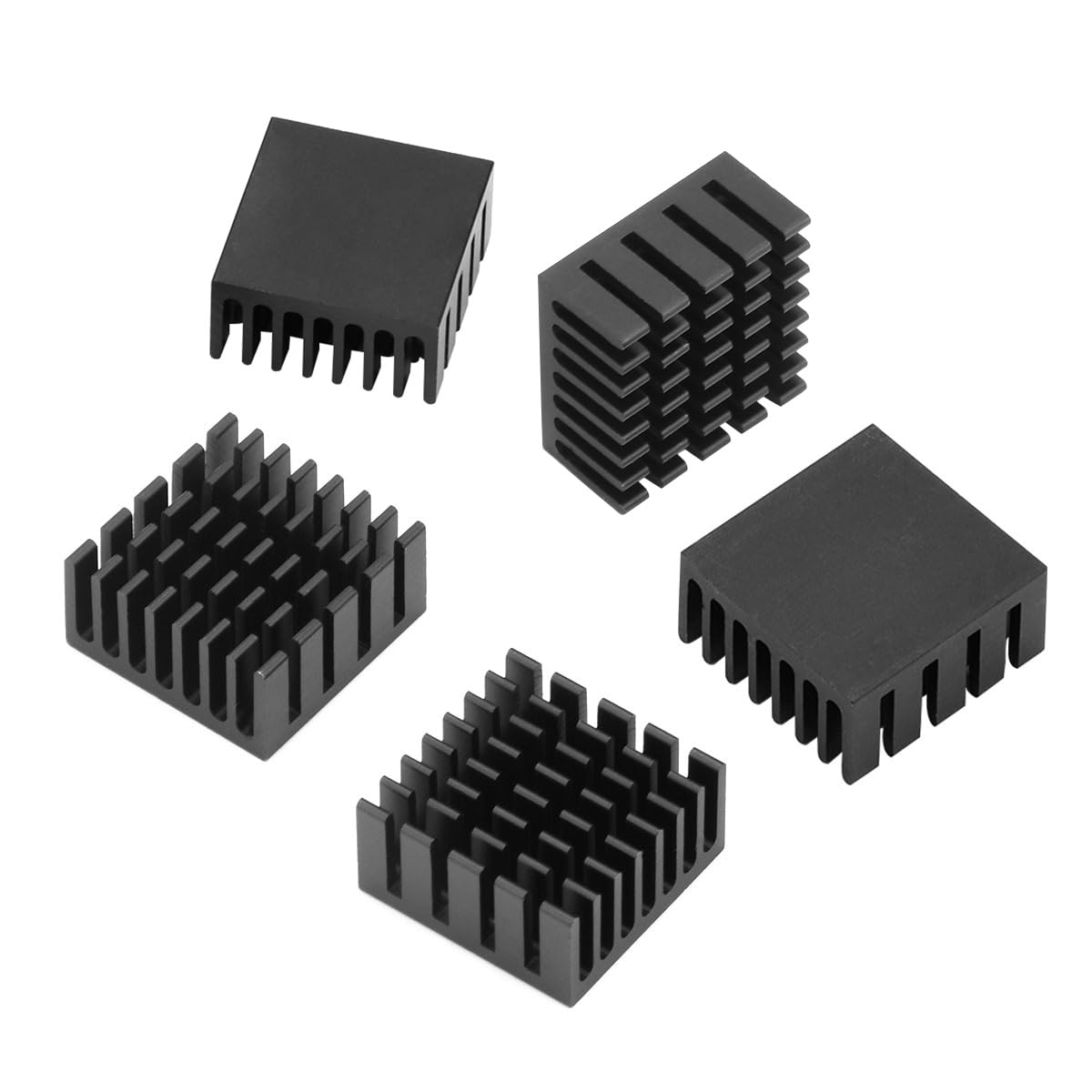 Buy diymore5PCS 20X20X10MM Heatsink Thermoelectric Cooler Aluminum