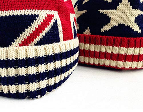 S Forever Kids Winter Keep Warm Cable-Knit Pom-Pom Wool Beanie Knitted Hats4