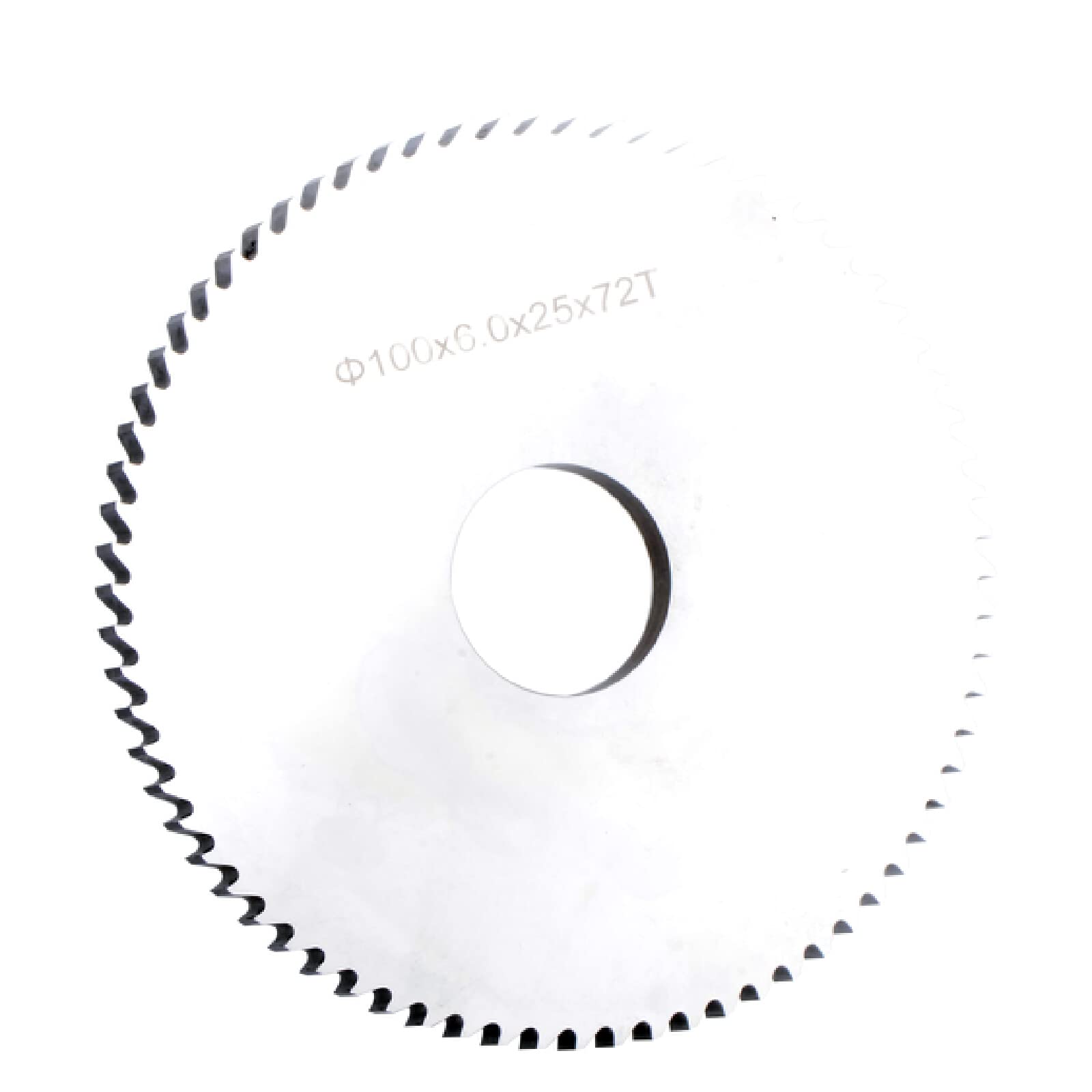 100 * 6mm spessore 25mm Foro interno 72T Lama in metallo duro integrale Fresa Disco da taglio Sega da taglio