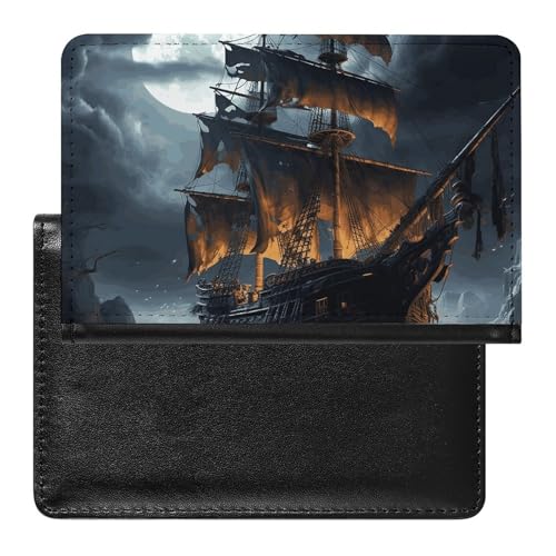 Porte-passeport voilier pirate étanche avec emplacements cartes