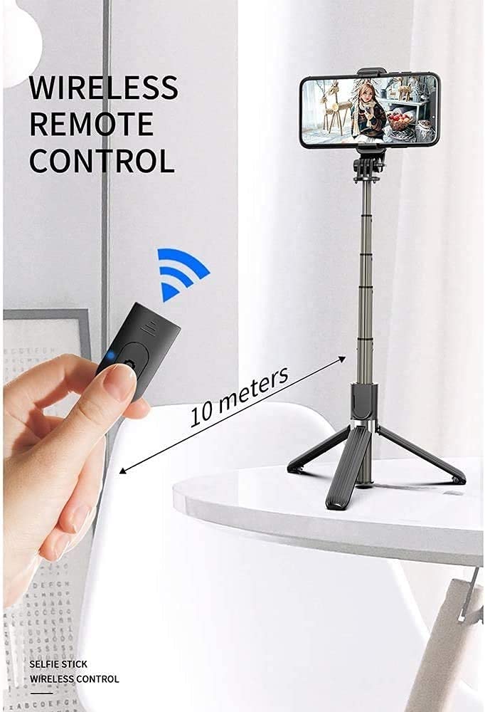 Selfie Stick Trípode, Extensible Bluetooth Selfie Stick con Control Remoto inalámbrico