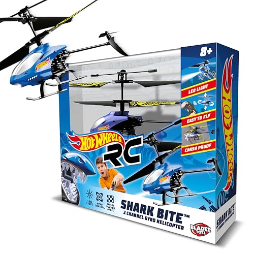 Hot Wheels DRX Tiger Shark hélicoptère télécommandé pour enfant