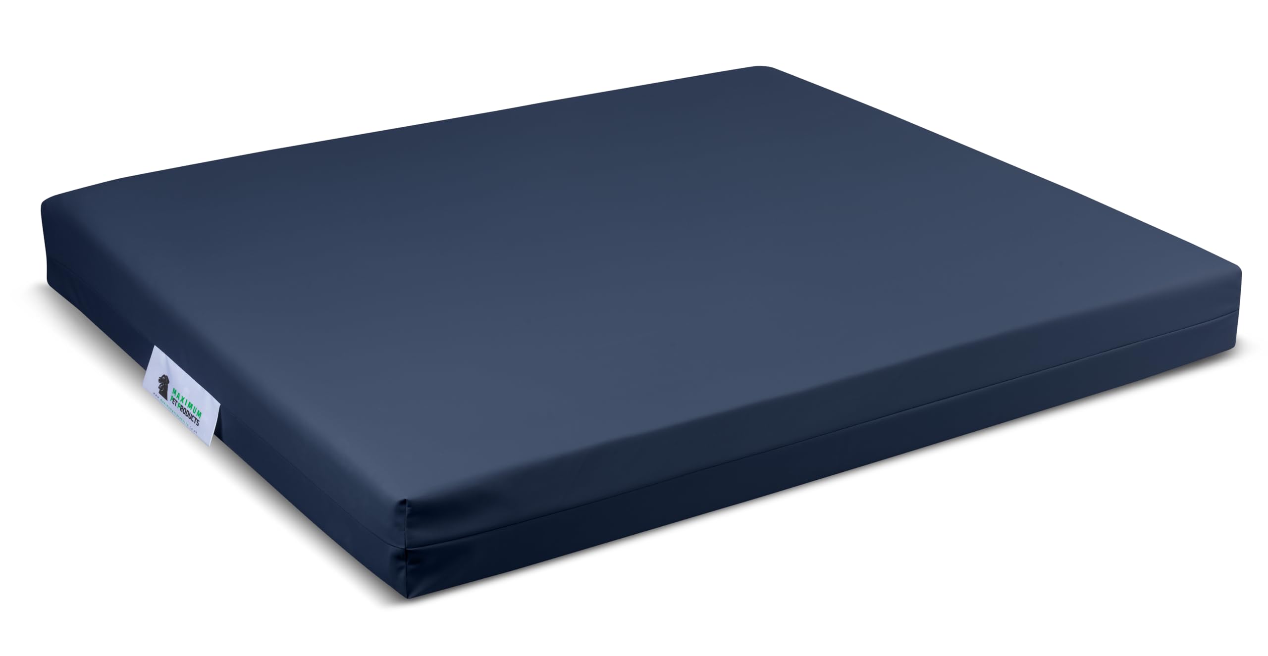 Maximum Pet Products Orthopedic Medical Waterproof Memory Foam Dog Bed, Therapeutic Support, with a Washable Zipped Cover (Navy, 140cm x 100cm x 10cm)
