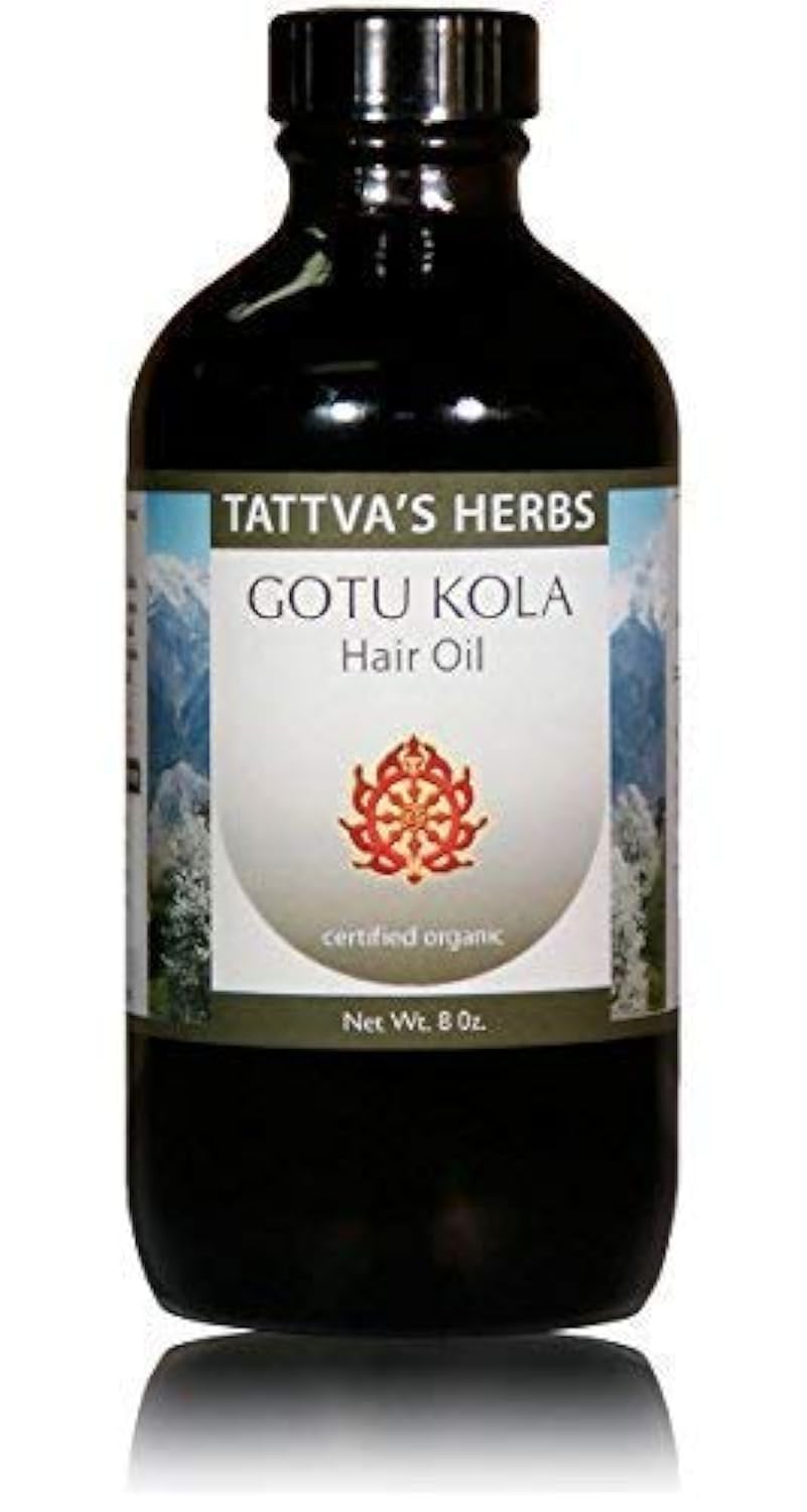 Gotu Kola & Brahmi Hair Oil 8oz – Ayurvedic Scalp Treatment for Hair Growth