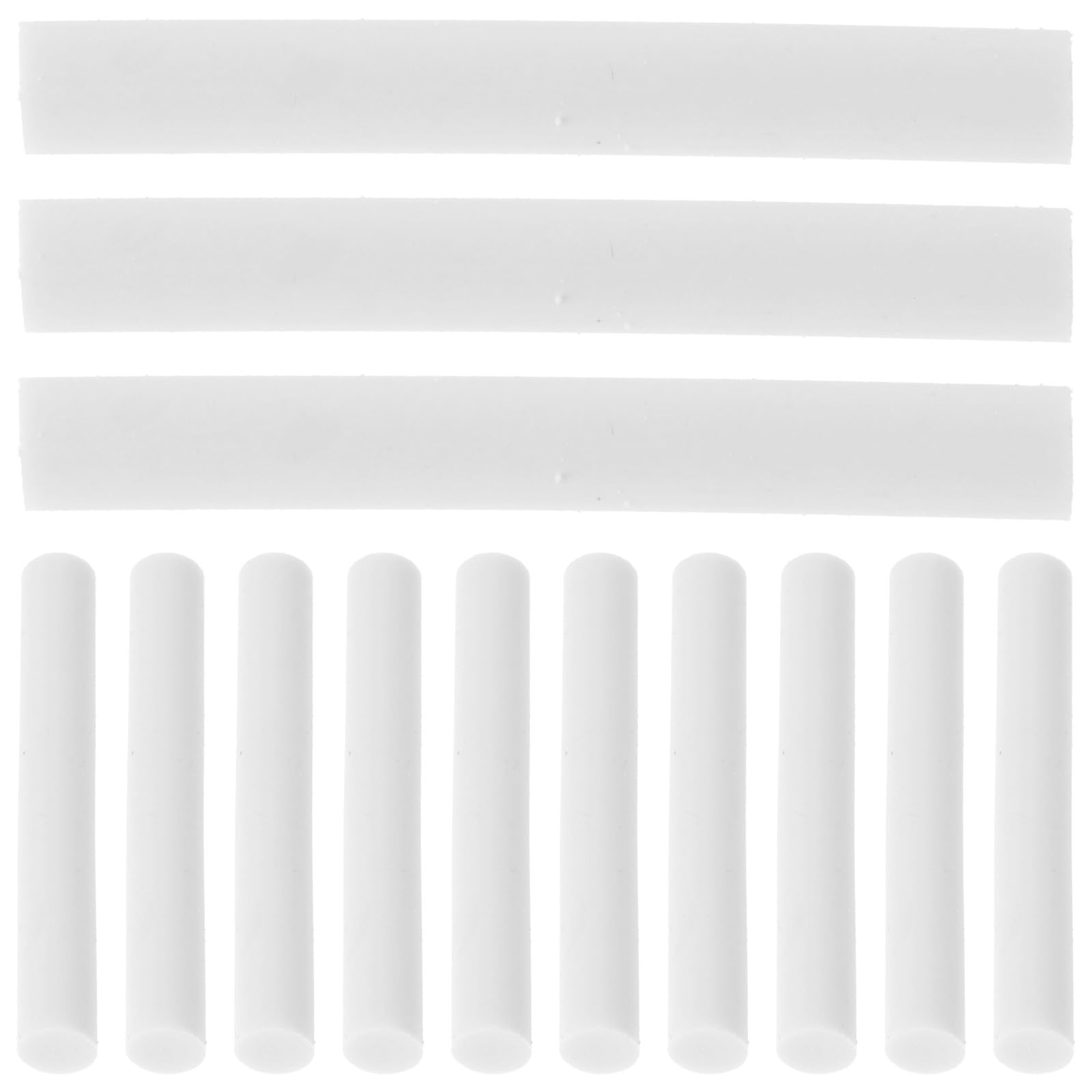 Borradores cilíndricos blancos de dibujo artístico pack de 50 gomas para lápiz sin manchas 8