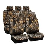 FH GROUP FH-FB111112 Hunting Camouflage Car Seat Covers, Airbag compatible and Split Bench- Fit Most Car, Truck, Suv, or Van