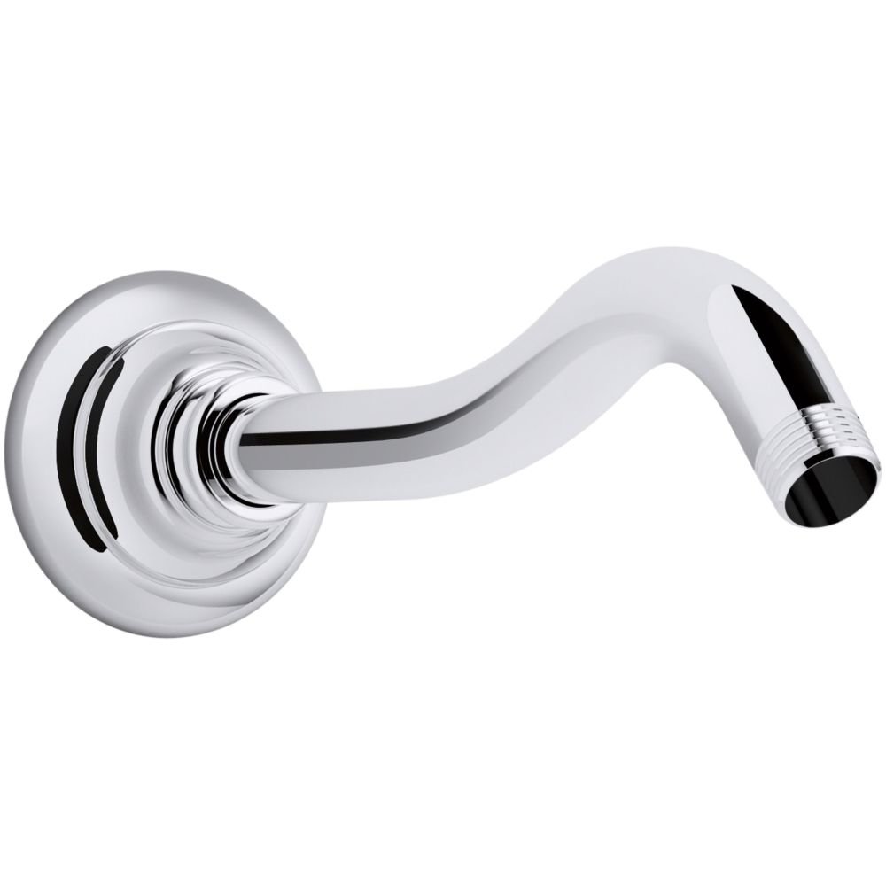 KH Artefakte Duscharm & Flansch 25 Cm – Poliertes Chrom, Made In USA