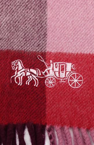 Coach womens Multicolored Check Muffler4