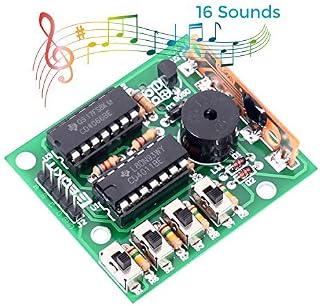 WHDTS DIY Electronic 16 Music Sound Box DIY Kit Module Soldering Practice Learning