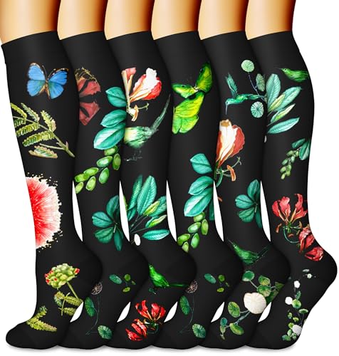 Image of Compression Socks (7 Pairs), 15-20 mmhg is BEST Graduated Athletic & Medical for Men & Women, Running, Flight, Travel, Nurses, Pregnant - Boost Performance, Blood Circulation