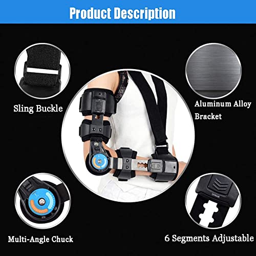 Soutien de récupération des blessures pour immobilisation coude - 5