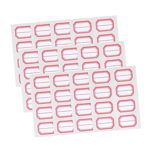 OFFSCH 12blätter Selbstklebende Etiketten Blanko-aufkleber Für Büro Schule Und Zuhause Wiederablösbare Preis Und Namensetiketten Zum Organisieren Und Beschriften