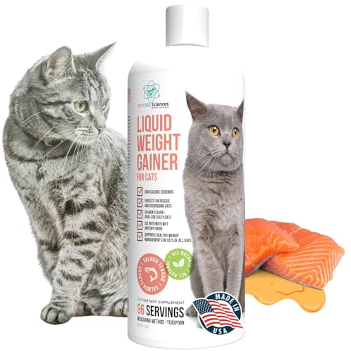 PET CARE Sciences 16fl Oz Liquid Cat Weight Gainer – High Calorie Cat Food Appetite Stimulant –...