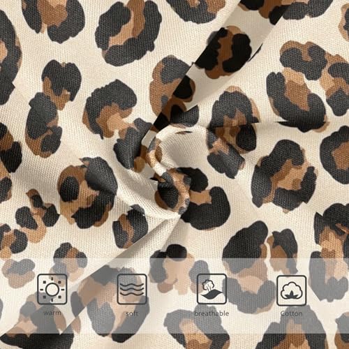 Colorful Toddler Girls Underwear 2t Cotton Panties Little Girl Classic Brown Leopard Spots Beige Undies Kids Briefs3