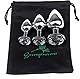 Greenpinecone Klein Medium Groß Metall Analplug Set Buttplug Anal Butt Plug mit Kristall Diamant