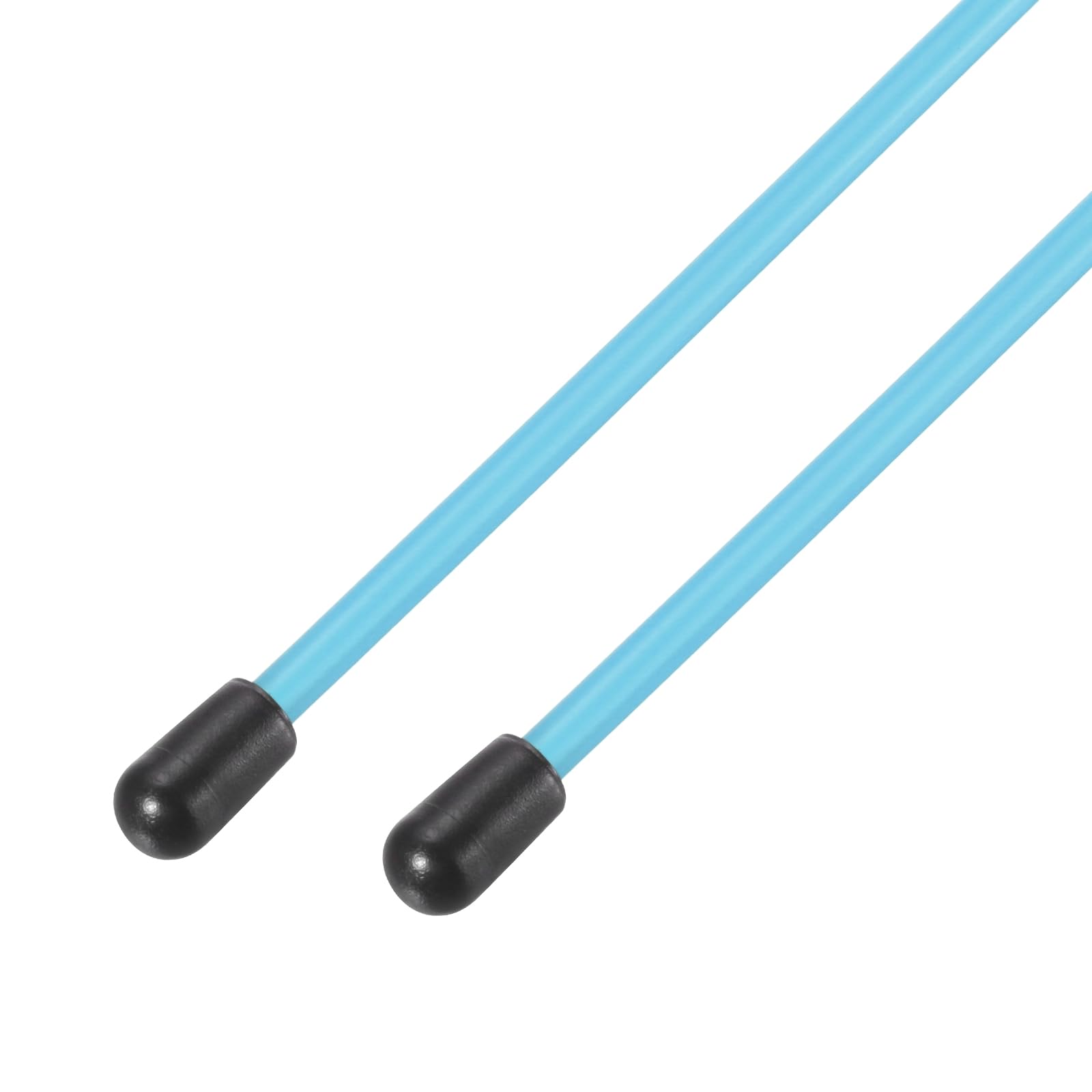 sourcing map 320mm Plastic Protection Antenna Tube, RC Antenna Tube with Caps for RC Car Boat Drone Receiver(Blue, 2 Pcs)