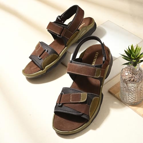 Image of Centrino Sandals for Men | Stylish Men's Casual Sandal for Office & Travel | Comfortable Sandals with Grip Insole & Quality (8144)