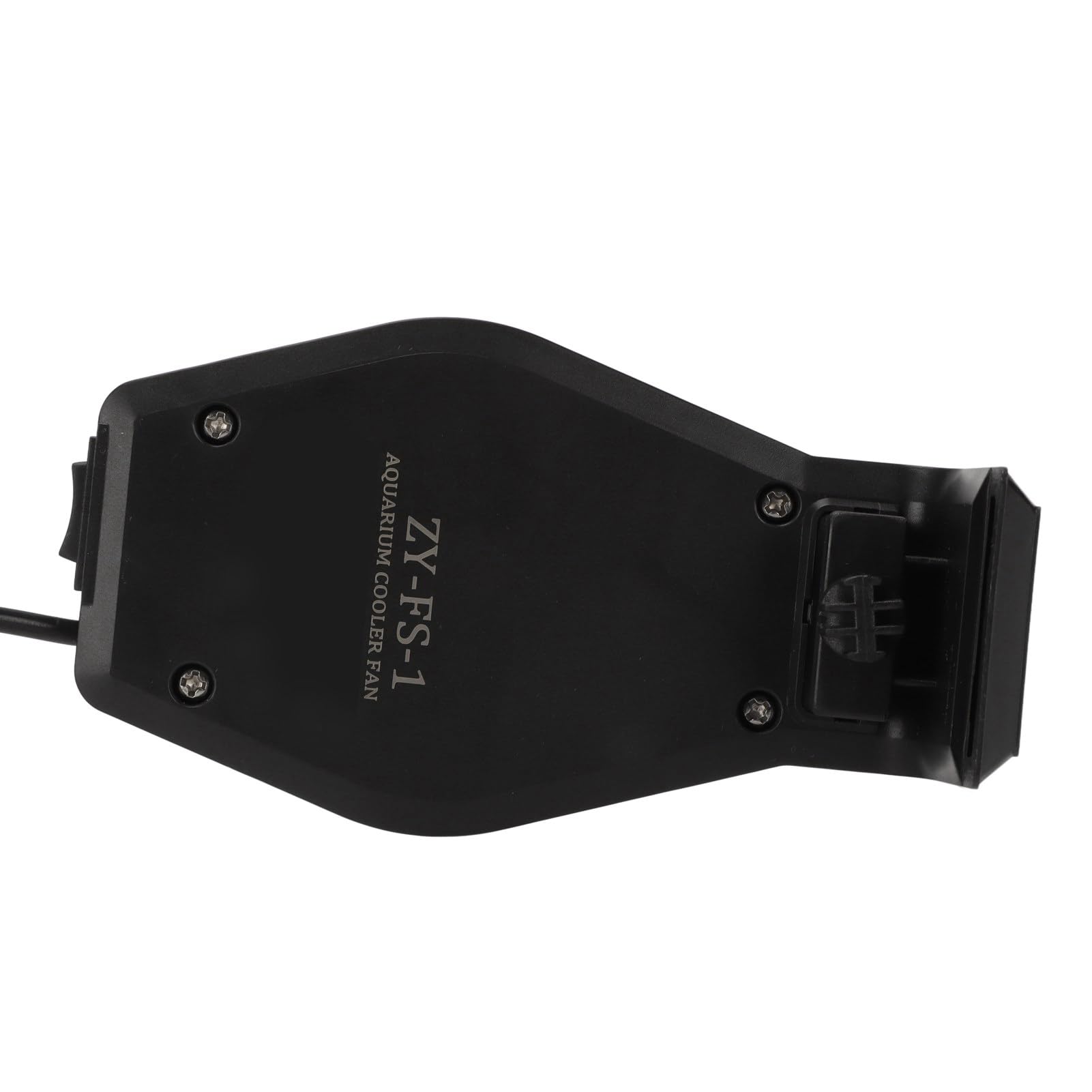 Yosoo Health Gear Ventola di Raffreddamento per Acquario, Silenziosa con Uscita d’Aria a 45°, Montaggio a Parete, USB, per Acquari fino a 30cm e Spessore Vetro 9mm