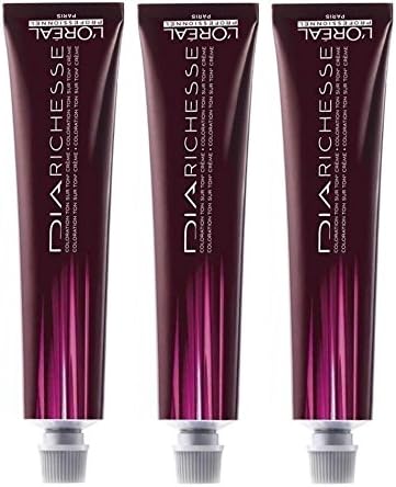 L 'Oreal Diarich Esse 6.8 Mocha Caramel 3 x 50 ml Intensive Toning LP Semi Permanent Coloration Dia Rich Esse