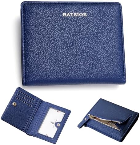 Cartera Plegable Para Mujer, Monedero Retro Multifunción Con Cremallera