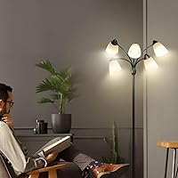 Vista 3 de Paquete de 4 pantallas de plástico, 5.7 pulgadas de alto, 4.1 pulgadas de diámetro, ajuste de 1.65 pulgadas, pantalla de plástico de repuesto